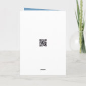 Birthday Polar Bear Sitting Under Northern Lights Kaart (Achterkant)