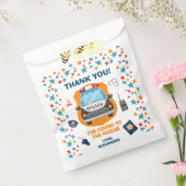 Birthday politietag bedankzakje (Gezegeld)