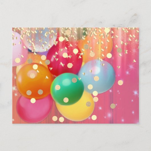 Birthday Postcard Briefkaart (Voorkant)