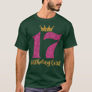 Birthday Princess 17 Years Old 17th Birthday Gir T-shirt