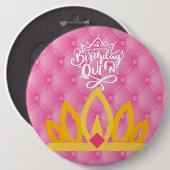 Birthday Queen Button (Voorkant /achterkant)