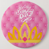 Birthday Queen Button (Voorkant)