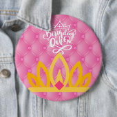 Birthday Queen Button (In situ)