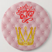 Birthday Queen Button (Voorkant)