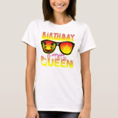 Birthday Queen Design T-shirt (Voorkant)
