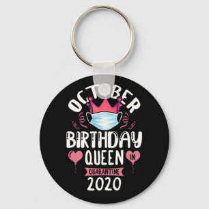 Birthday Queen Quarantine Women Birthday Sleutelhanger