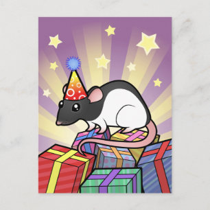 Birthday Rat Briefkaart