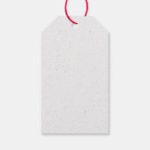 Birthday Retro Red Truck Gift Labels Cadeaulabel (Achterkant)