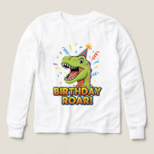 Birthday Roar Cute Dinosaur Birthday Party Design (Voorkant)