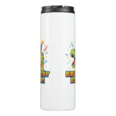 Birthday Roar Cute Dinosaur Birthday Party Design Thermosbeker (Achterkant)