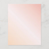 Birthday roos goudroze floralen flyer (Achterkant)