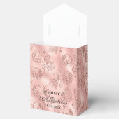 Birthday roos goudroze glitter dank u bedankdoosjes (Geopend)