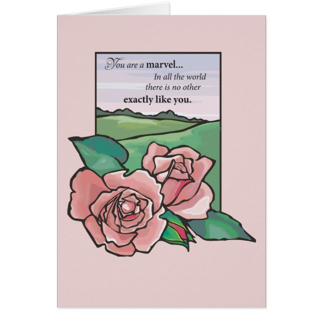 Birthday Roos Marvel (Voorkant)