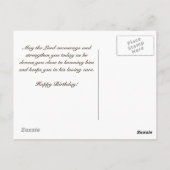 Birthday Scripture Jeremiah 29:11 Ik ken de planne Briefkaart (Achterkant)