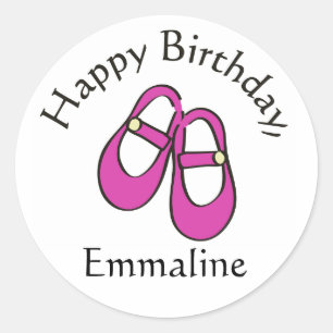 Birthday Shoes Stickers