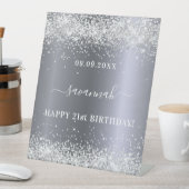 Birthday Silglitter heet welkom Reclamebord Met Voetstuk (Insitu)