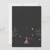 Birthday Skeleton Halloween Party Invitation Kaart (Achterkant)