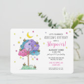 Birthday Slumber Party Invitation Kaart (Staand voorkant)