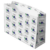 Birthday Snagel Large Cadeautasje (Achterkant Gekanteld)