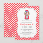 Birthday Snoep Red Gumball Machine Kaart (Voorkant / Achterkant)