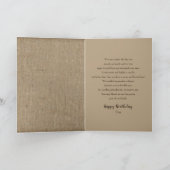 Birthday Son in Law Shades Brown Unieke Patronen Kaart (Binnen)