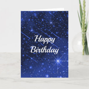 Birthday Star Galaxy Kaart