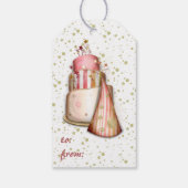 Birthday Stars Afbeeldingen Cadeaulabel (Achterkant)