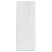 Birthday Stick Figuur Girl met wijn Wijn Cadeautas (Achterkant)