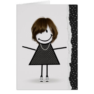 Birthday Stick Girl met Sneakers