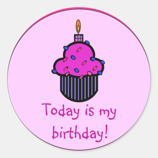Birthday Sticker (Voorkant)