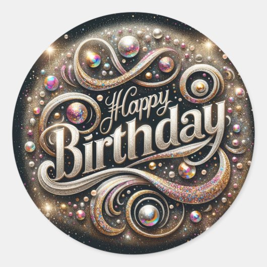 Birthday sticker (Voorkant)