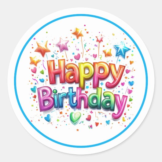 Birthday Stickers (Devant)