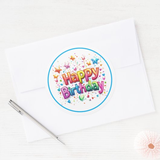 Birthday Stickers (Enveloppe)