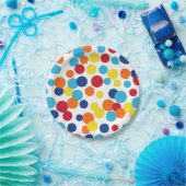 Birthday Stippen Paper Borden Papieren Bordje (Feest)