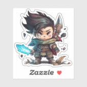 Birthday superheld kind design sticker (Vel)