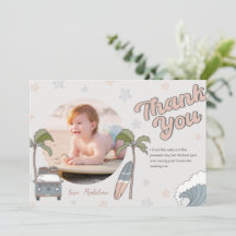 Birthday - surf in de oceaan - Hartelijk dank