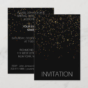 Birthday Surprise Party Invitation Vip Invitation Kaart