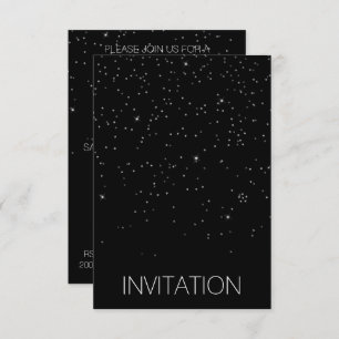 Birthday Surprise Party Invitation Vip Silver Kaart