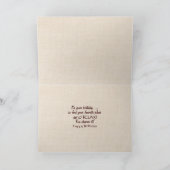 Birthday Tabby Cat Nap Kaart (Binnen)