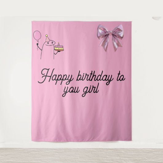 Birthday tapestries wandkleed (Voorkant)