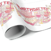 Birthday Tea Cadeaupapier (Rol Hoek)