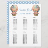 Birthday Teddy Balloon Kaart (Voorkant / Achterkant)