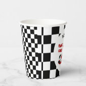 Birthday Theme Race Car Racing Kind Papieren Bekers (Rechts)