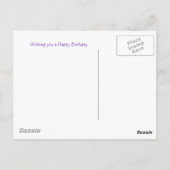 Birthday Tiger Briefkaart (Achterkant)