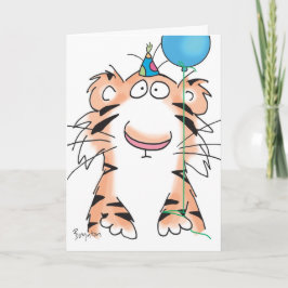 BIRTHDAY TIGER KAART