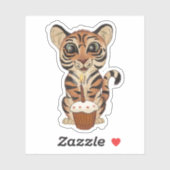 Birthday Tiger Sticker (Vel)