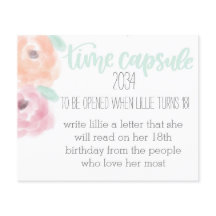 Birthday Tijd Capsule Kaart