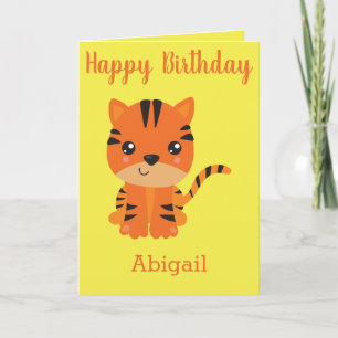 Birthday-tijger Kaart