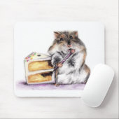 Birthday Time (Hamster) Mousepad Muismat (Met muis)