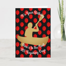 Birthday To The Next 365 Kayaking Days Kaart